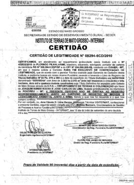 NÚMERO DA CERTIDÃO: 08294-6CD.2010