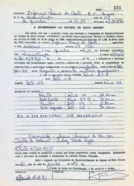 NÚMERO DO TÍTULO: 005111