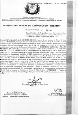 NÚMERO DO TÍTULO: 00449