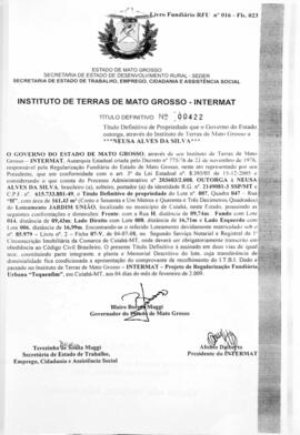 NÚMERO DO TÍTULO: 00422