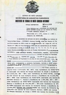 NÚMERO DO TÍTULO: 001283
