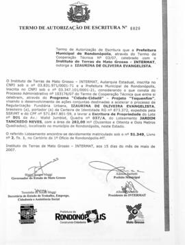 NÚMERO DO TERMO: 6826
