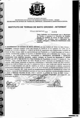 NÚMERO DO TÍTULO: 3365
