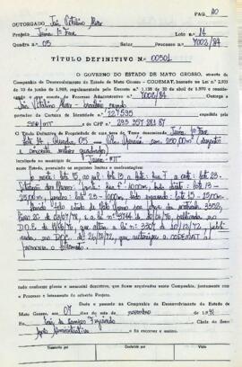 NÚMERO DO TÍTULO: 00501