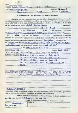 NÚMERO DO TÍTULO: 003562