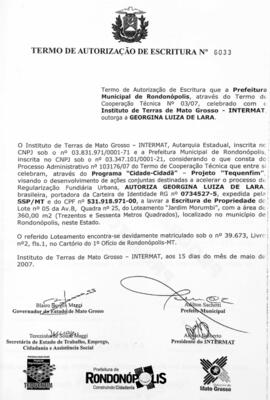 NÚMERO DO TERMO: 6033