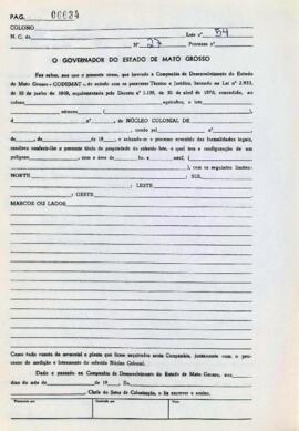 NÚMERO DO TÍTULO: SEM DADOS