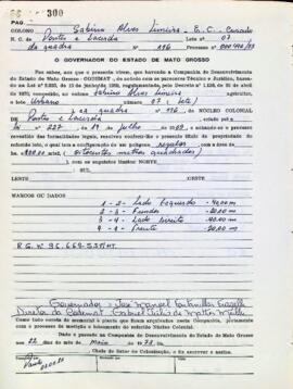 NÚMERO DO TÍTULO: SEM DADOS