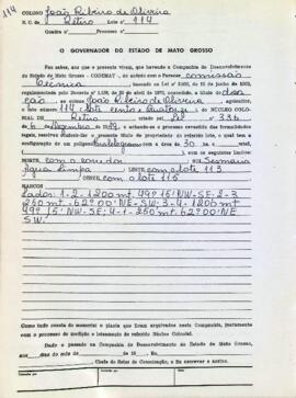 NÚMERO DO TÍTULO: SEM DADOS