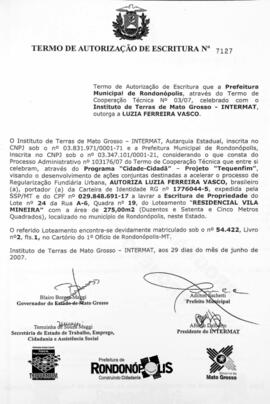 NÚMERO DO TERMO: 7127