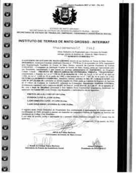 NÚMERO DO TÍTULO: 7962