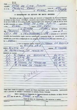 NÚMERO DO TÍTULO: SEM DADOS