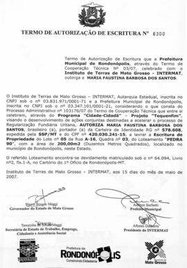 NÚMERO DO TERMO: 6300