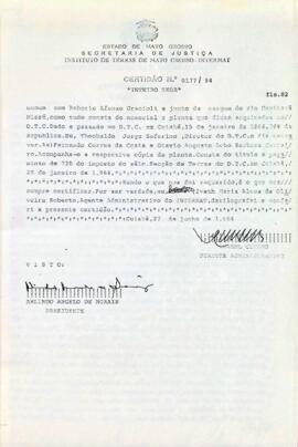 NÚMERO DA CERTIDÃO: 0177.84