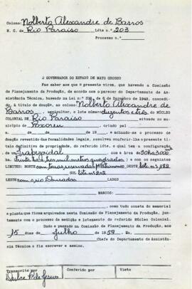 NÚMERO DO TÍTULO: SEM DADOS