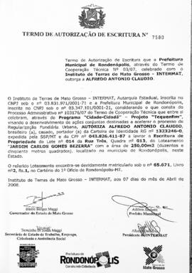 NÚMERO DO TERMO: SEM DADOS