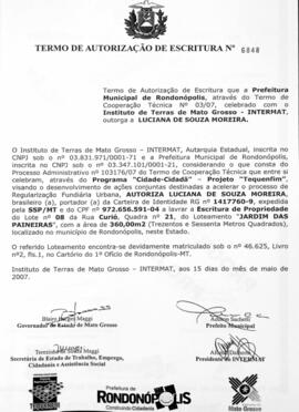 NÚMERO DO TERMO: 6848