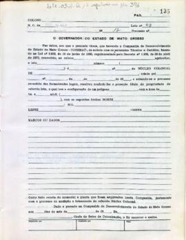 NÚMERO DO TÍTULO: SEM DADOS