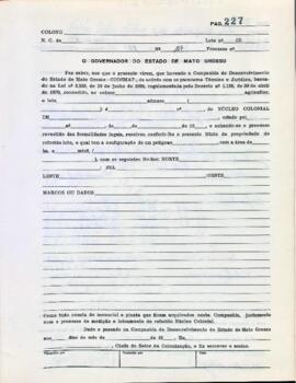 NÚMERO DO TÍTULO: SEM DADOS