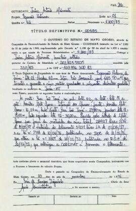 NÚMERO DO TÍTULO: 00495