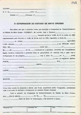 NÚMERO DO TÍTULO: SEM DADOS