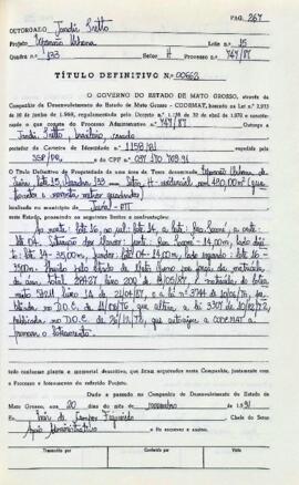 NÚMERO DO TÍTULO: 00662