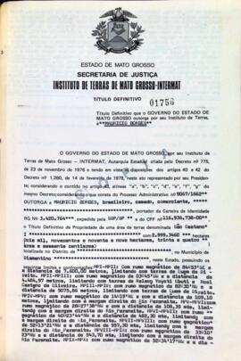 NÚMERO DO TÍTULO: 01756