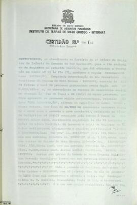NÚMERO DA CERTIDÃO: 064.92