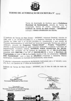 NÚMERO DO TERMO: 6846