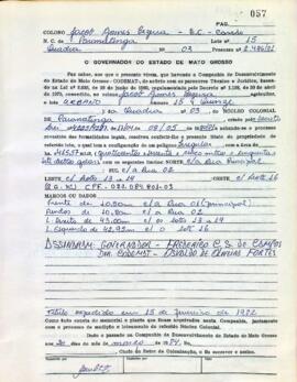 NÚMERO DO TÍTULO: SEM DADOS