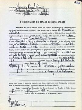 NÚMERO DO TÍTULO: SEM DADOS