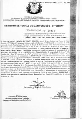 NÚMERO DO TÍTULO: 00439