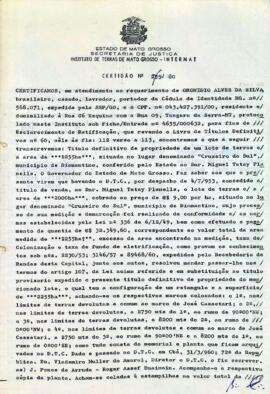 NÚMERO DA CERTIDÃO: 253.80