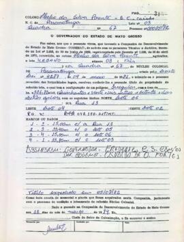 NÚMERO DO TÍTULO: SEM DADOS