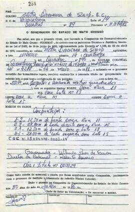 NÚMERO DO TÍTULO: 003129