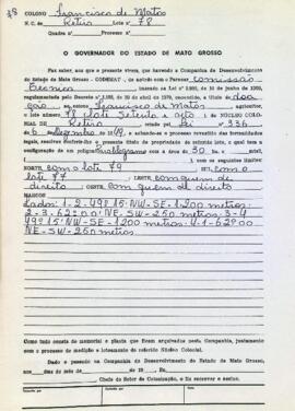 NÚMERO DO TÍTULO: SEM DADOS