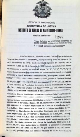 NÚMERO DO TÍTULO: 01975