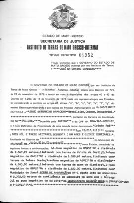 NÚMERO DO TÍTULO: 01352