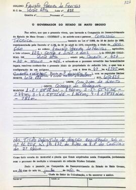 NÚMERO DO TÍTULO: SEM DADOS