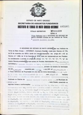 NÚMERO DO TÍTULO: 001329