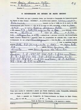 NÚMERO DO TÍTULO: SEM DADOS