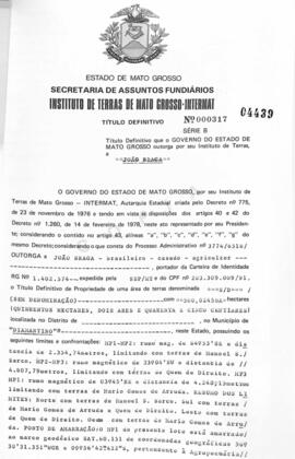 NÚMERO DO TÍTULO: 000317