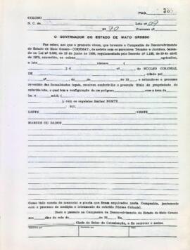 NÚMERO DO TÍTULO: SEM DADOS