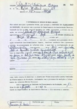 NÚMERO DO TÍTULO: SEM DADOS