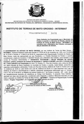 NÚMERO DO TÍTULO: 3405