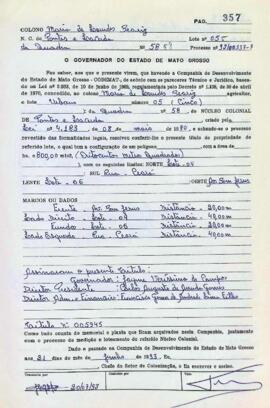 NÚMERO DO TÍTULO: 005945