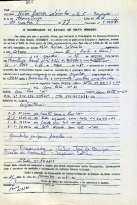 NÚMERO DO TÍTULO: 002808