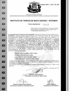 NÚMERO DO TÍTULO: 10454