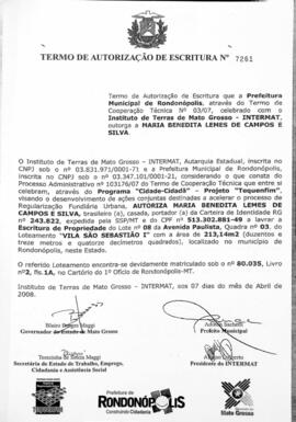 NÚMERO DO TERMO: 7261
