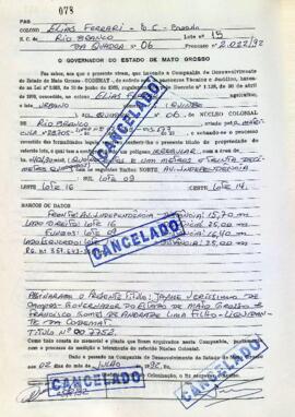 NÚMERO DO TÍTULO: 007752